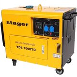 Stager YDE7000TD Generator insonorizat 5kVA, 20A, 3000rpm, monofazat, diesel, pornire electrica